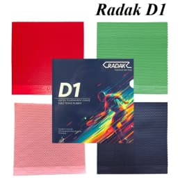 Radak D1 Ultra Soft Table Tennis Rubber Long Pips OX Medium Particles ITTF Approved Ping Pong Rubber Without Sponge for Sinking
