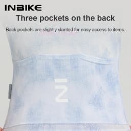 INBIKE New Women's Spring Summer Thin Long Sleeve Breathable Cycling Jersey Road Bike Professional Top with Three Back Pockets