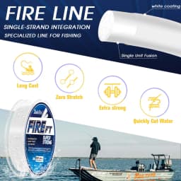 ZUKIBO FIRE FT Micro Fused Braid Line Smooth,Thin,High Strength,Abrasion Resistant Line -The Line Laboratory Test Rank 2nd