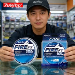 ZUKIBO FIRE FT Micro Fused Braid Line Smooth,Thin,High Strength,Abrasion Resistant Line -The Line Laboratory Test Rank 2nd