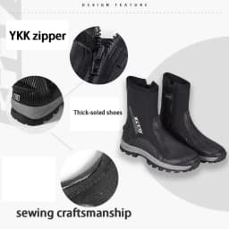 ZCCO 5MM Neoprene Diving Boots Wear-resistant Upstream Shoes Windsurf Underwater Fishing Kitesurf Beach Shoes Equipment