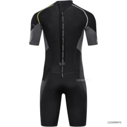 ZCCO Men's Wetsuits 1.5/3mm Premium Neoprene Back Zip Shorty Dive Skin for Spearfishing Snorkel Surf Canoeing Scuba Diving Suits