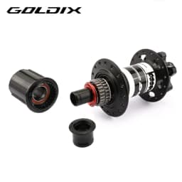 GOLDIX M370 28H Bicycle Ratchet 36T Boost Hub J-Bend 6-Bolt Disc Brake Compatible with HG XD MS Adapters - Bicycle Accessories