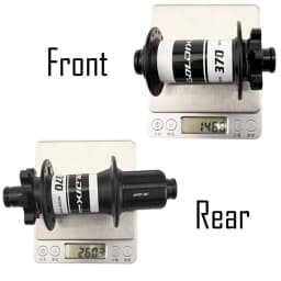 GOLDIX M370 28H Bicycle Ratchet 36T Boost Hub J-Bend 6-Bolt Disc Brake Compatible with HG XD MS Adapters - Bicycle Accessories