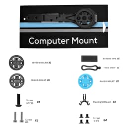 ULLICYC Computer Moumt For Black Inc Aero Integrated Handlebar Compatible With GPS Garmin Bryton Wahoo Aluminum Alloy