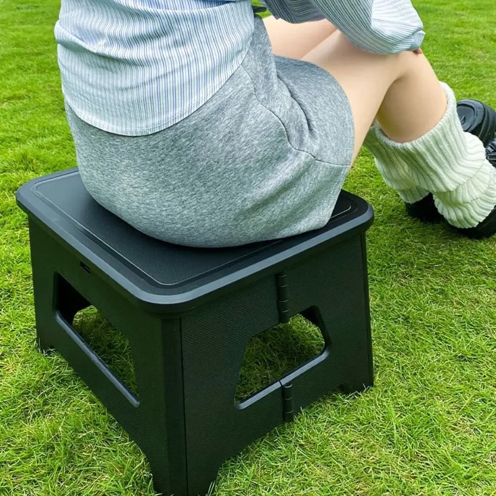 Odor-Proof Folding Camping Toilet Emergency with Cover Car Toilet Reusable Easy To Carry Toilet Stool Outdoor Activities