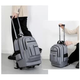 Portable Outdoor Adult Rolling Backpack Travel Laptop Tablet Bag Wheels Carry Luggage Business Trip Backpack College Travel Bags