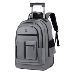 Portable Outdoor Adult Rolling Backpack Travel Laptop Tablet Bag Wheels Carry Luggage Business Trip Backpack College Travel Bags