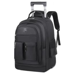 Portable Outdoor Adult Rolling Backpack Travel Laptop Tablet Bag Wheels Carry Luggage Business Trip Backpack College Travel Bags
