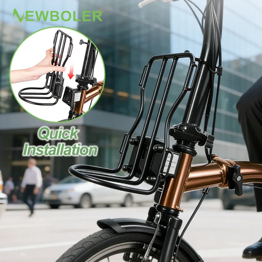 Metal Front Rack for Brompton Bike Bag Front Lightweight Shelf Luggage Rack Bicycle Accessories