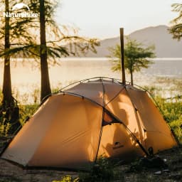 Naturehike 2026 New Ultralight Mountain SOLO Single Tent Outdoor X-Frame Breathable Window Mesh Camping Tent Camping Picnic Tent