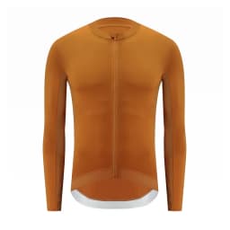 HISERWA Men Cycling Jersey Long Sleeve Pro Aero Slim Fit Cycling Jersey MTB Road Bike Clothing Breathable Quick Dry Shirts Tops