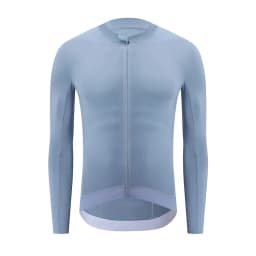 HISERWA Men Cycling Jersey Long Sleeve Pro Aero Slim Fit Cycling Jersey MTB Road Bike Clothing Breathable Quick Dry Shirts Tops