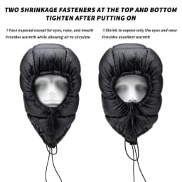 Naturehike 2026 New Winter Warm Hat Goose Down Waterproof Cap Ultralight Folding Portable Adjust Outdoor Camp Head Cover