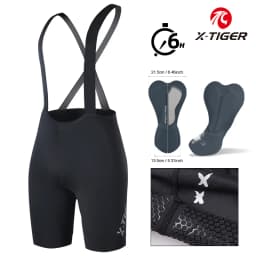 X-TIGER Cycling Bibs Men Comfortable Breathable Mtb Road Bike Shorts Quick-drying Sports Bib Pants
