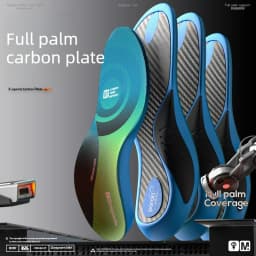 Full-foot Carbon Fiber Sport Insole Arch Support High Elasticity Shock Absorption Rebound Assistance for Basketball Insoles