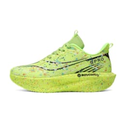 Women's casual breathable carbon plate running shoes, trendy versatile outdoor sports sneakers