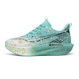 Women's casual breathable carbon plate running shoes, trendy versatile outdoor sports sneakers