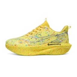 Women's casual breathable carbon plate running shoes, trendy versatile outdoor sports sneakers