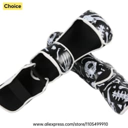 Kickboxing MMA Shin Guards Muay Thai Shin Guards Men Women Kids Premium Durable Shinguards with Extended Shin Instep Protection