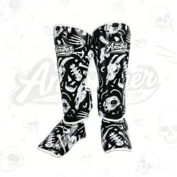Kickboxing MMA Shin Guards Muay Thai Shin Guards Men Women Kids Premium Durable Shinguards with Extended Shin Instep Protection