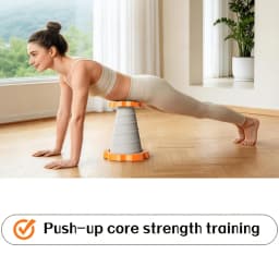 Push Up Trainer Push Up Assist Device with Waist &Core Support, Reduces Body Weight Load, Push Up Helper for Home Chest Workout