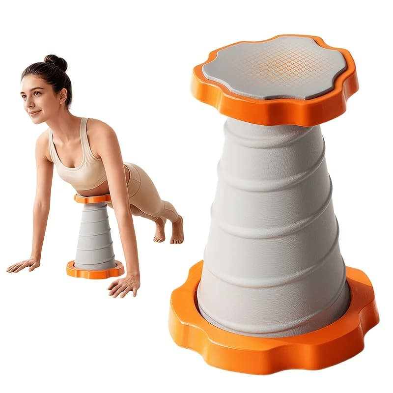Push Up Trainer Push Up Assist Device with Waist &Core Support, Reduces Body Weight Load, Push Up Helper for Home Chest Workout