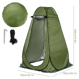 1.5*1.5*1.9m Outdoor Camping Tent Dressing Room Tent Shower Tent Storage Cabinet/Fishing/Photography Tent Camping Beach Shower Toilet Changing Tent