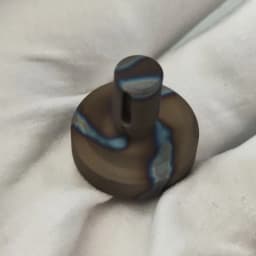 New Titanium Alloy Body Spinning Top Finger Small Spinner Ceramic Bead Fidget EDC Toy