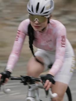 EVR Women's Cycling Jersey Long Sleeve High Stretch Cycling Shirt Breathable Sweat-Absorbent Road Cycling Top Cycling Jersey