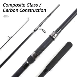 MIFINE PAROSSA CARP SPIN Fishing Rod Lure 3.5LB/4LB 3.6M/3.9M Medium Fast Carbon Fiber Spinning Rod Travel Surfcasting Pole 3PCS