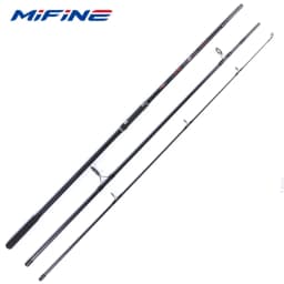 MIFINE PAROSSA CARP SPIN Fishing Rod Lure 3.5LB/4LB 3.6M/3.9M Medium Fast Carbon Fiber Spinning Rod Travel Surfcasting Pole 3PCS