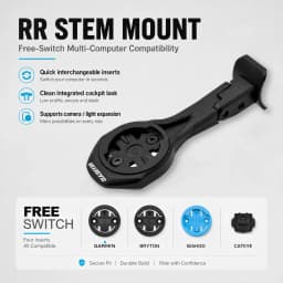 Aero Computer Mount for Syncros RR1.5 RR2.0 Stem Garmin Edge 1050 1040 840 Wahoo ROAM BOLT Bryton Magene Bike GPS Mount