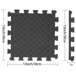 30x30cm 16 Pcs Interlocking Yoga Mat Home Gym and Yoga Equipment Protective Mat EVA Foam Non Slip Flooring Indoor Fitness