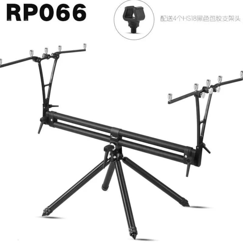 All-metal fishing rod holder, fast folding four-head European throwing rod, sea rod folding bracket, multi-angle