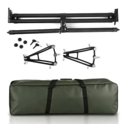 All-metal fishing rod holder, fast folding four-head European throwing rod, sea rod folding bracket, multi-angle
