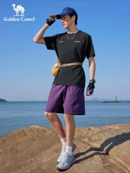 Golden Camel Men's Quick Dry Sport Short Sleeve 2026 Summer Casual Running Moisture Wicking Round Neck T-Shirt Exercise Gym Tops