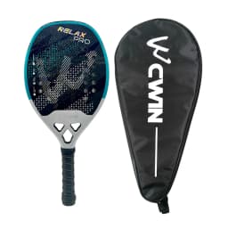 Cwin Relax Pro Beach Tennis 3K Full Carbon Fiber Rude Face Feminino Raquete Beach Tennis Carbon Frame Professional Masculina NEW