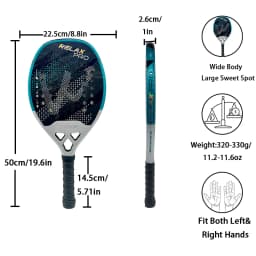 Cwin Relax Pro Beach Tennis 3K Full Carbon Fiber Rude Face Feminino Raquete Beach Tennis Carbon Frame Professional Masculina NEW