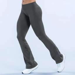 No Logo Impactive Flares Woman 2026 Summer High Waist Seamless Wide-leg Leggings Scrunch Fitness Leggins Gym Clothes