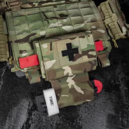 KRYDEX Tactical IFAK Micro Trauma Pouch MOLLE MED Medical First Aid Kit Insert Bag With Tourniquet Holder Survival Outdoor Gear