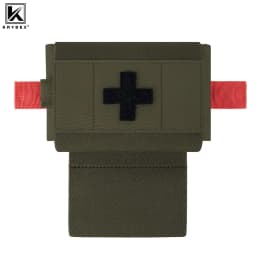 KRYDEX Tactical IFAK Micro Trauma Pouch MOLLE MED Medical First Aid Kit Insert Bag With Tourniquet Holder Survival Outdoor Gear