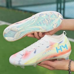 Men New Football Boots Field Original Resistant Casual Male High Quality Long Spike Soccer Shoes Professional Football Shoes