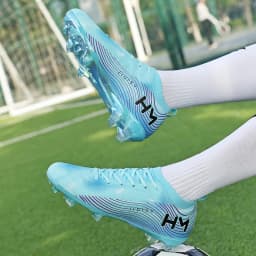Men New Football Boots Field Original Resistant Casual Male High Quality Long Spike Soccer Shoes Professional Football Shoes