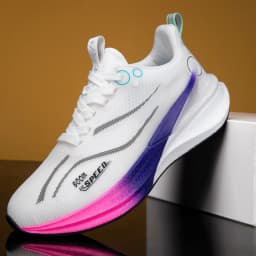 Men's Marathon Running Shoes Carbon Board Air Cushion Breathable And Lightweight Women's Comfortable Sports Non-Slip Sports Shoe