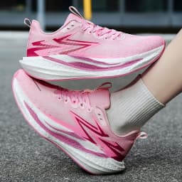 Men's Marathon Running Shoes Carbon Board Air Cushion Breathable And Lightweight Women's Comfortable Sports Non-Slip Sports Shoe