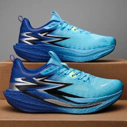 Men's Marathon Running Shoes Carbon Board Air Cushion Breathable And Lightweight Women's Comfortable Sports Non-Slip Sports Shoe