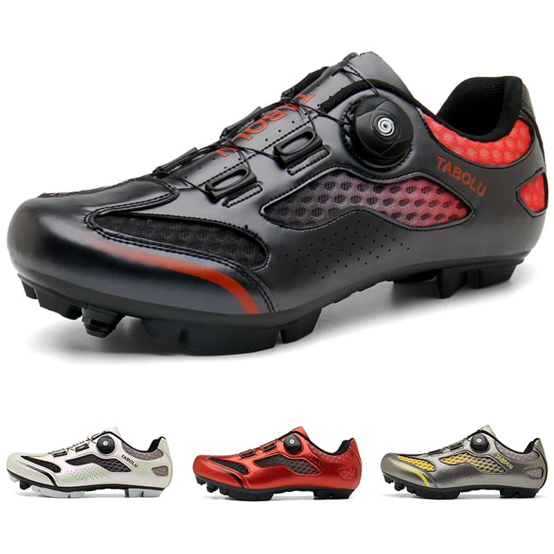 Unisex Cycling Shoes Road Bike Lock Shoes Breathable Non-slip Wear-resistant Pedal Bicycle Outdoor Competitive Bike Shoes