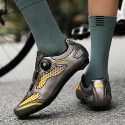 Unisex Cycling Shoes Road Bike Lock Shoes Breathable Non-slip Wear-resistant Pedal Bicycle Outdoor Competitive Bike Shoes