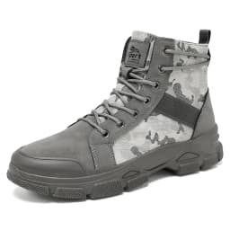 Military Boots for Men Autumn High Top Camouflage Desert Casual Flats Mens Boot Breathable Non Slip Work Shoes Zapatillas Hombre